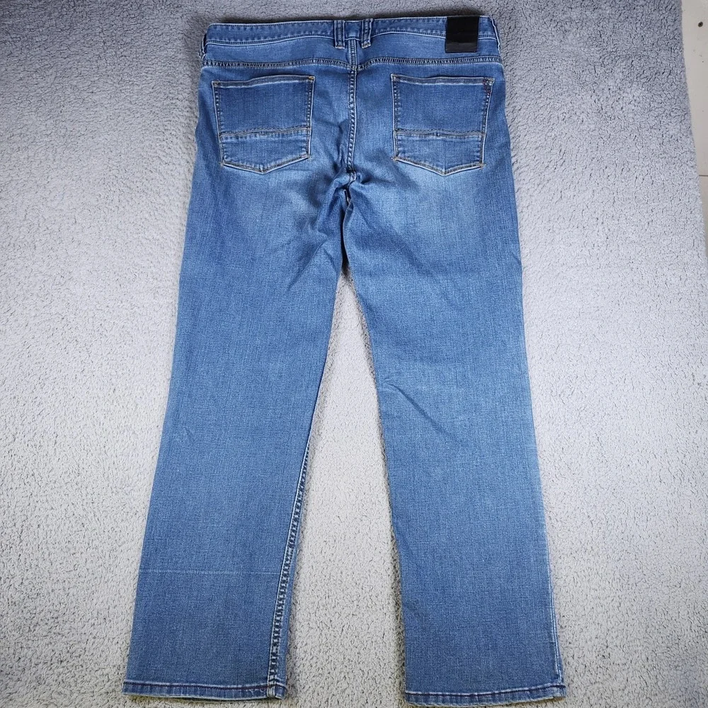 Tommy Bahama Mens Jeans 38x30 Blue Straight Leg Cotton Blend Casual Pants‎